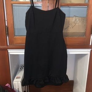 extra small lulu’s semi-formal dress - black